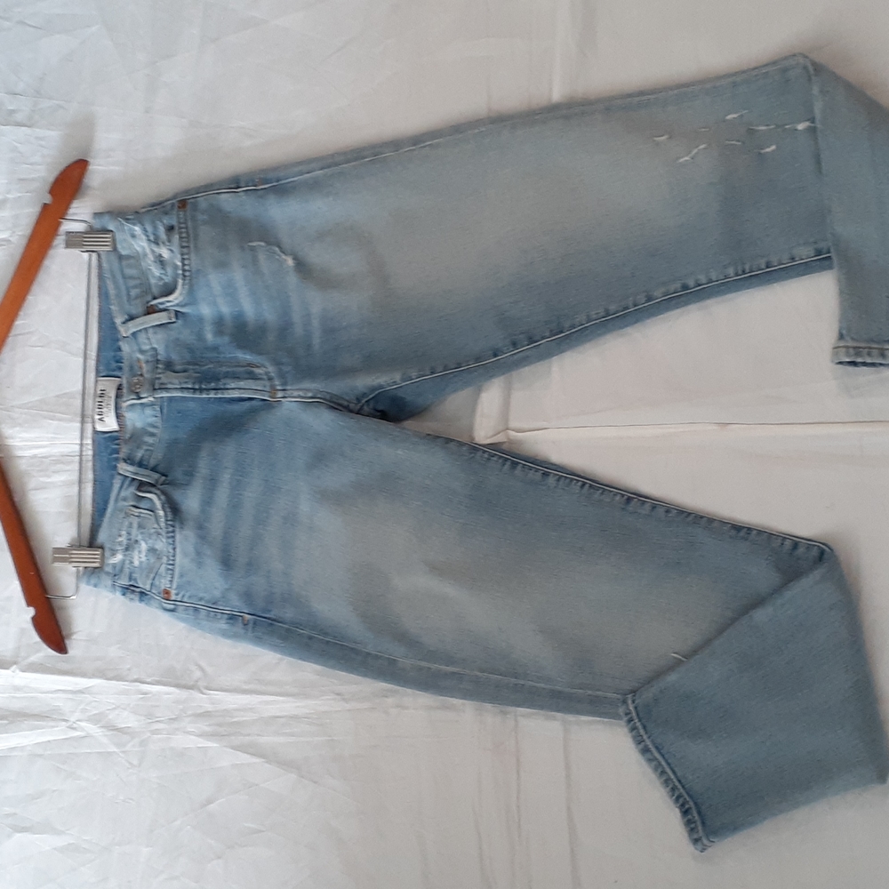 AGOLDE  distressed blue jeans size 26 - Picture 5 of 16